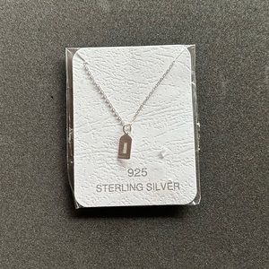 Sterling Silver I Initial Necklace
